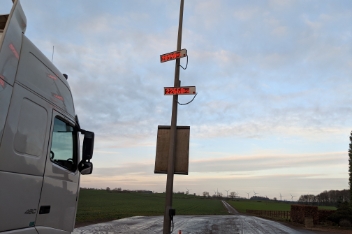 lorry and signage